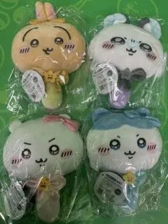 超まじかるちいかわ　ぬいぐるみミラー　ちいかわ　ハチワレ　うさぎ　モモンガ　4種