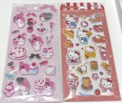 ジュエルマシュマロステッカーズ　ハローキティ　マイメロディ　サンリオ