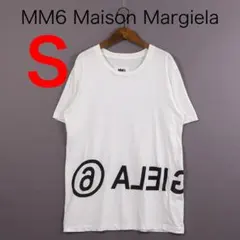 H7305◾️MM6 メゾンマルジェラ　リバースロゴクルーネックTシャツのサムネイル