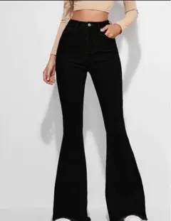 タイト　スキニーパンツ　フレア　海外