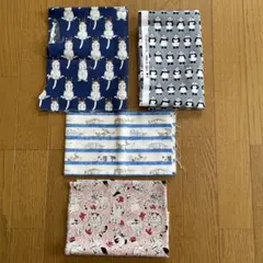 生地 はぎれ 4枚セット 動物柄