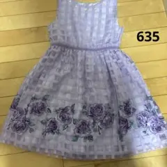 ♡未使用ANNA SUI mini ドレス 130cm パープル♡のサムネイル