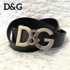 ドルチェ＆ガッバーナ ベルト DGバックル レザー ブラック ドルガバ メンズ