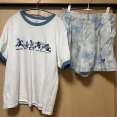 ディズニーイン ブルー　ショートパンツ　Tシャツセットのサムネイル