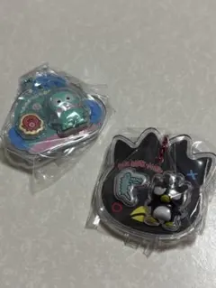 サンリオキャラクターズ パッケージチャーム ハンギョドン バッドばつ丸