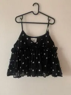 crinkle crinkle crinkle キャミソール ドット柄 - メルカリ