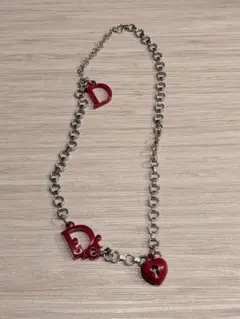 Christian Dior ロゴ ハート ネックレスのサムネイル