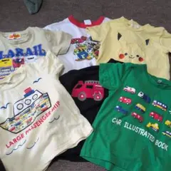 プラレール・乗り物イラストTシャツセット　まとめ