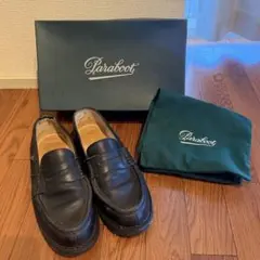 Paraboot コイン ローファー ブラック 箱・保存袋付き 正規品 8.5のサムネイル