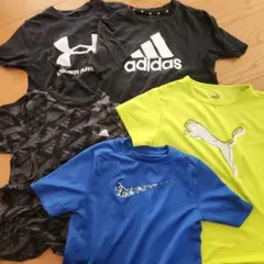 Nike Adidas Puma Under Armour Tシャツセット