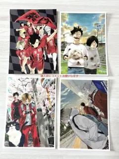 ハイキュー‼︎ ファンパーク ポストカードブック 音駒高校 黒尾 研磨 リエーフ