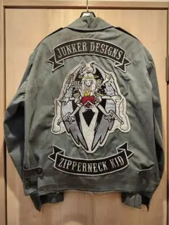 JUNKER DESIGNS ZIPPERNECK KID ミリタリージャケット