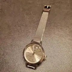 【12/16まで値下げ】シルバー メッシュ 腕時計 レディース