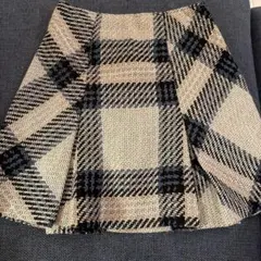 snidel ロービングチェックミニスカート　アリエク