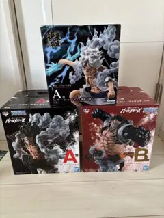 ワンピース一番くじ　ルフィフィギュアセット　バトルメモリーズ　魂豪示像のサムネイル