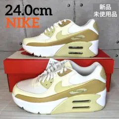 NIKE AIR MAX 90 エアマックス90 メタリックゴールド ベージュ♫ NIKE AIR MAX 90 エアマックス90 メタリックゴールド ベージュ☆
