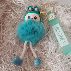 ラブブ キーホルダー ターコイズ