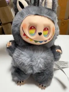 The Monsters Labubu ザモンスターズ トイ ぬいぐるみ グレー