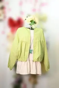 新品更にOFF❤ラグラン袖ギャザースリーブトレンドジャケット9016