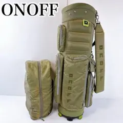 オノフ　キャディバッグ　カートタイプ　カーキ／ONOFF　9型
