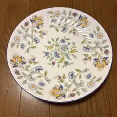 MINTON ミントン ハドンホール 大皿 ブルー　28cmのサムネイル