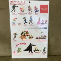 Nintendo TOKYO 透明ステッカーシート マリオ