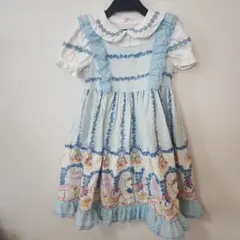 Fancy Candy ワンピース サックス バレッタ - メルカリ