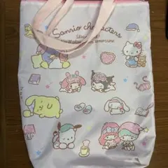 サンリオ ポムポムプリン　ポチャッコ　シナモロール　クロミ　キティトートバッグ