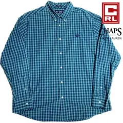 90s CHAP SPOLO Ralph LaurenシャツチェックXL