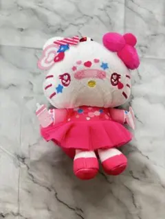 ハローキティ キティちゃん マスコット ぬいぐるみ カラビナ付き ポーチ
