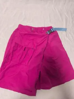 Lafuma ショートパンツ ナイロン ベルト付き ピンク レディース M