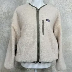 まるこ 様専用JaVa リバーシブルボアジャケット アイボリー×カーキ かわいい