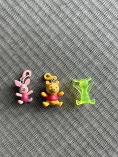 レトロ　くまのプーさん　ミニチュア　キーホルダー　フィギュア
