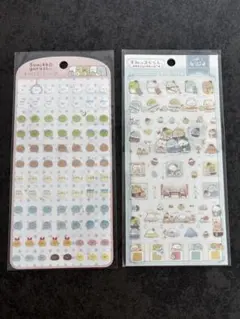 2点セット❗️すみっコぐらし　シール　ホテルニューすみっコ　キラキラミニシール