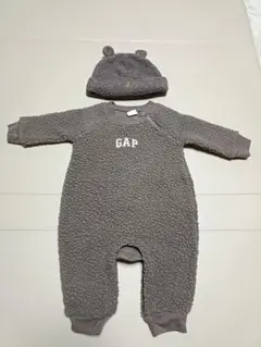 GAP　ベビーロンパース帽子付き