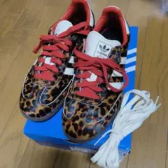 アディダス　SAMBA　OG W レオパード　24.5