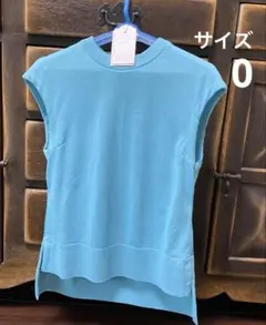 新品 shetokyo シートーキョー Inez Sheer ターコイズ　0のサムネイル