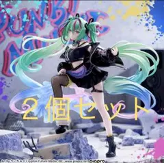 初音ミク FIGURIZMα Punk！ フィギュア 2個セット　新品未開封品