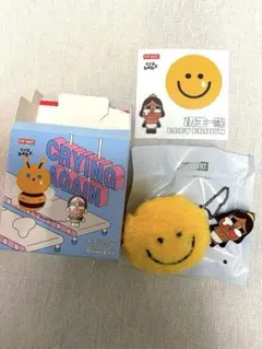 新品♡POPMART♡CRYBABYCryingAgainぬいぐるみバッジ