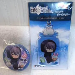 FGO きゃらとりあ　オベロン　アクリルキーホルダー　缶バッジセット