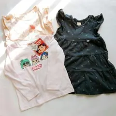 未使用あり✨️ プティマイン ワンピース 100 3着 まとめ売り Tシャツ
