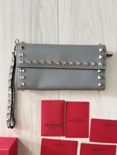 H9560f◾️エンポリオアルマーニ メタリックチェーンショルダー付 