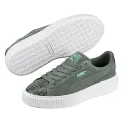 23.5cm PUMA suede heart digit emb wns - メルカリ