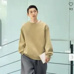 GU ユニセックス ベージュ トレーナー