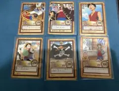 希少品 カードダスEX ワンピース カードダス ルフィ海賊団 4枚セット
