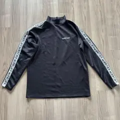 MIRROR9 ブラック ハイネックシャツ　ゴルフ
