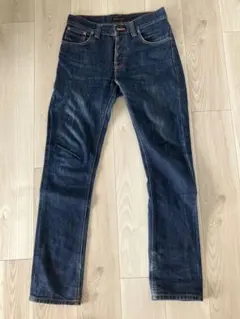 【人気モデル】ヌーディージーンズ GRIM TIM W30 濃紺