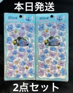 プチドロップステッカー　ドロップシール　スティッチ