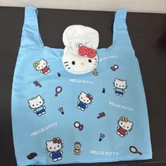 ハローキティ エコバッグ 水色のサムネイル