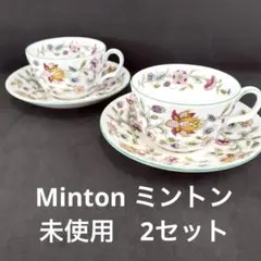 Minton ミントン 花柄ティーカップセット（2個）未使用